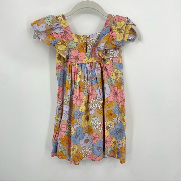 H&M floral dress - girls Size 5T - Picture 3 of 6